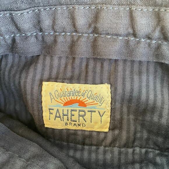 Faherty Mens Size 29x30 Pants Cotton Blend Coastal Preppy Navy Blue - Picture 6 of 8